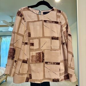 Piazza Sempione Light Pink Silk Blouse size IT 40